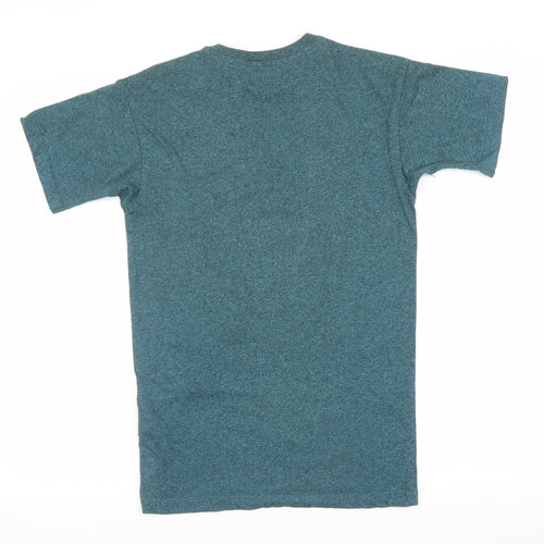 Topman Mens Blue Houndstooth   T-Shirt Size XS