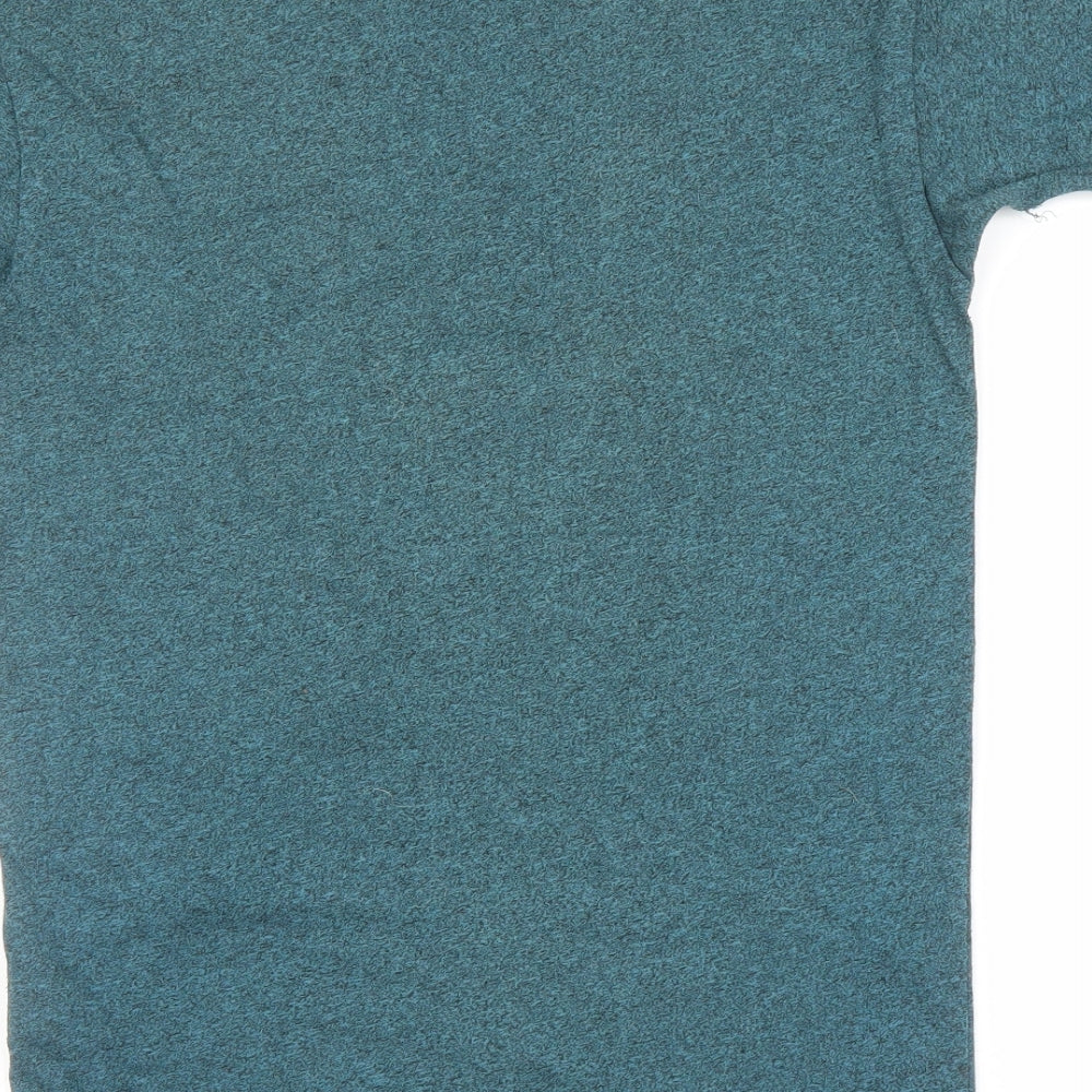 Topman Mens Blue Houndstooth   T-Shirt Size XS