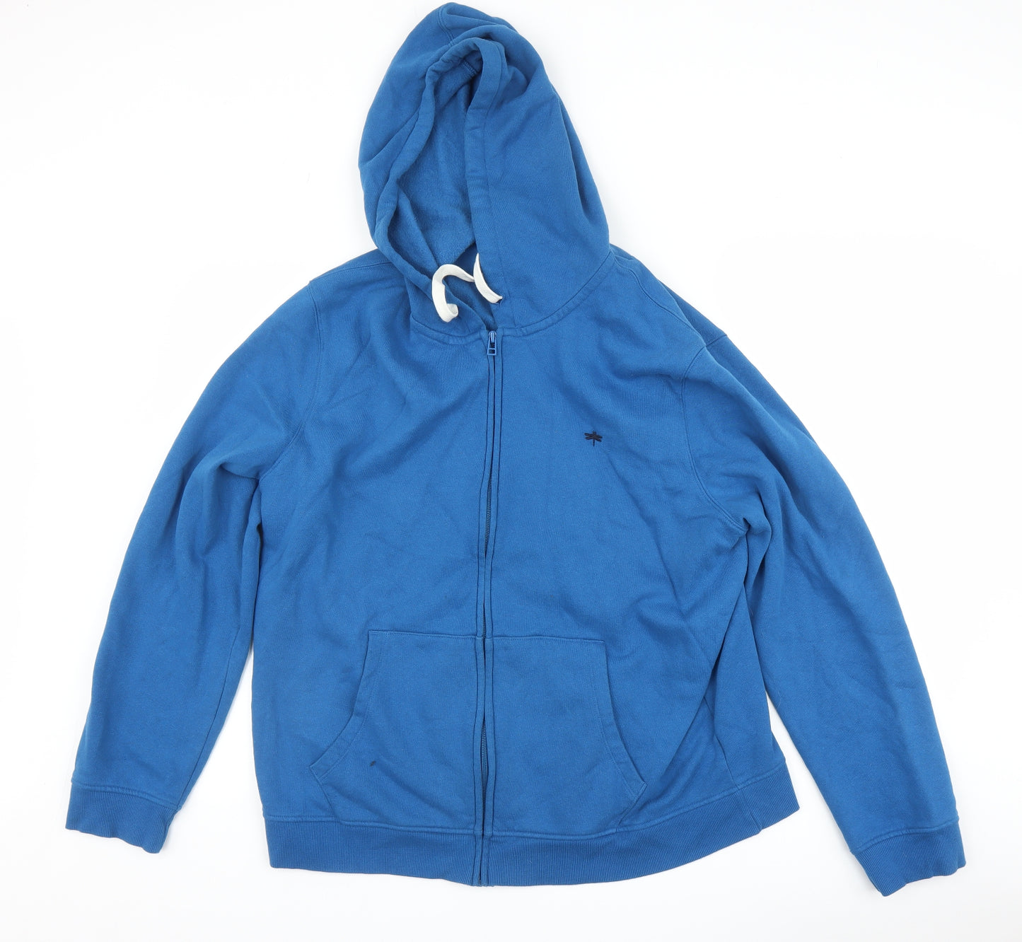 Matalan Mens Blue   Full Zip Hoodie Size 2XL