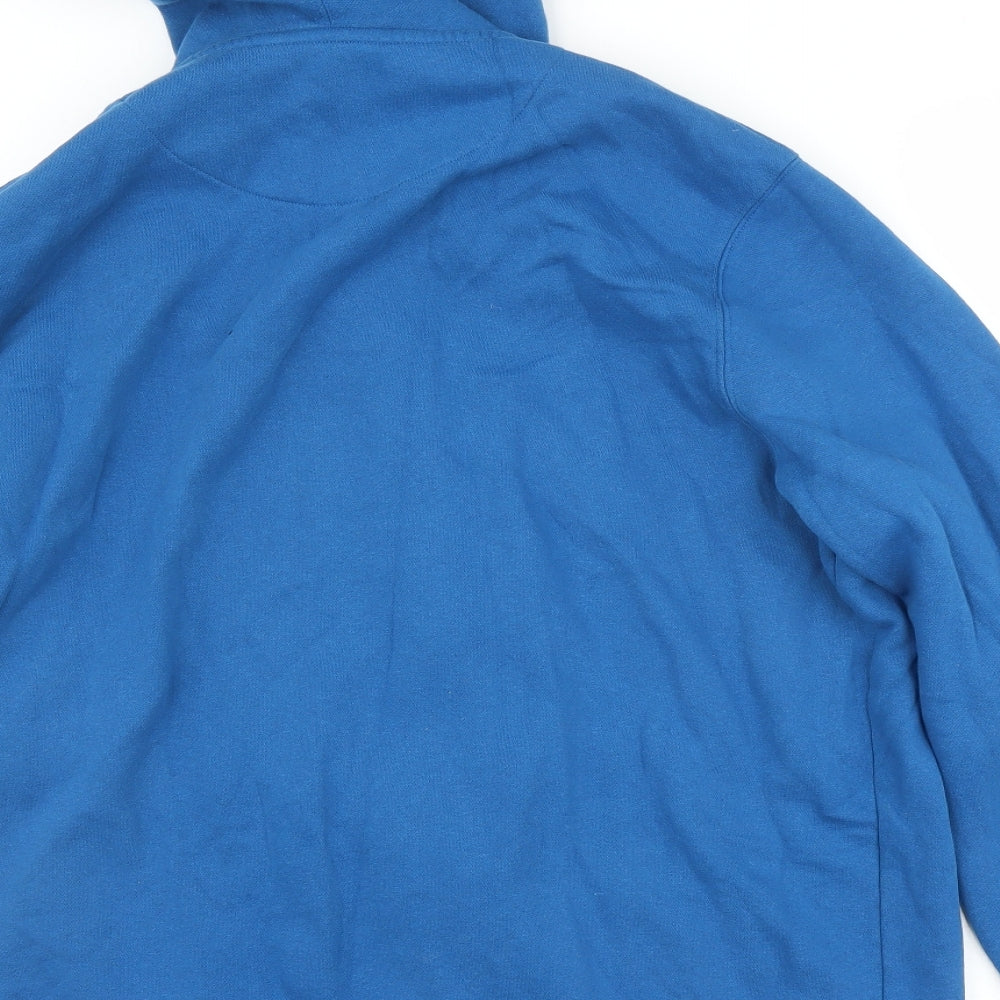 Matalan Mens Blue   Full Zip Hoodie Size 2XL
