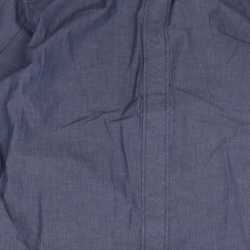 Duck and Cover Mens Blue    Button-Up Size L