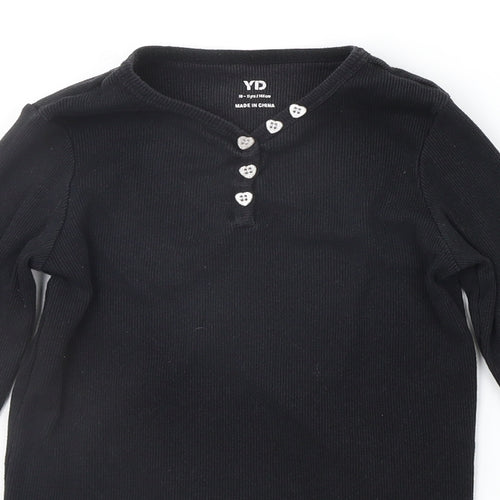 Young Dimension Girls Black   Pullover Jumper Size 10-11 Years