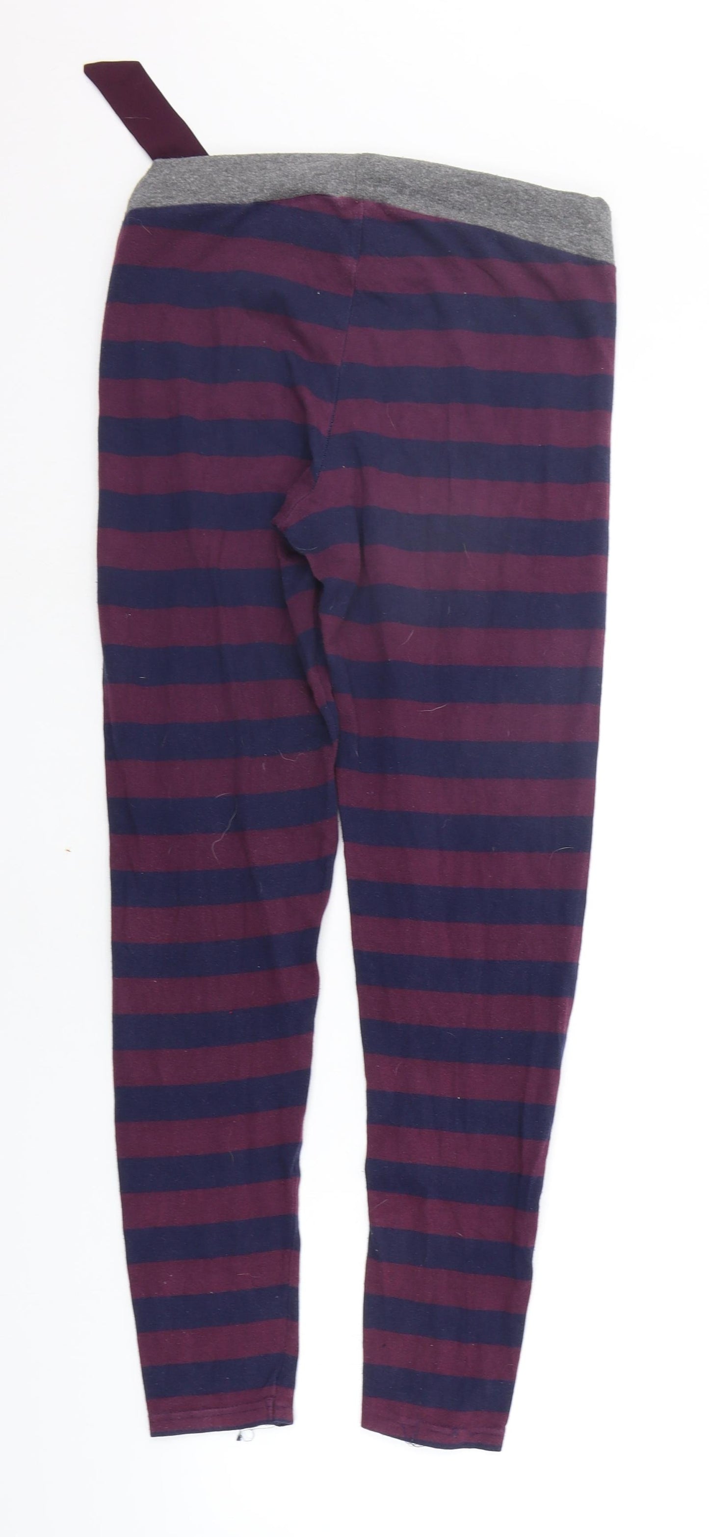 LOVE TO LOUNGE Girls Purple Striped  Top Pyjama Pants Size XS