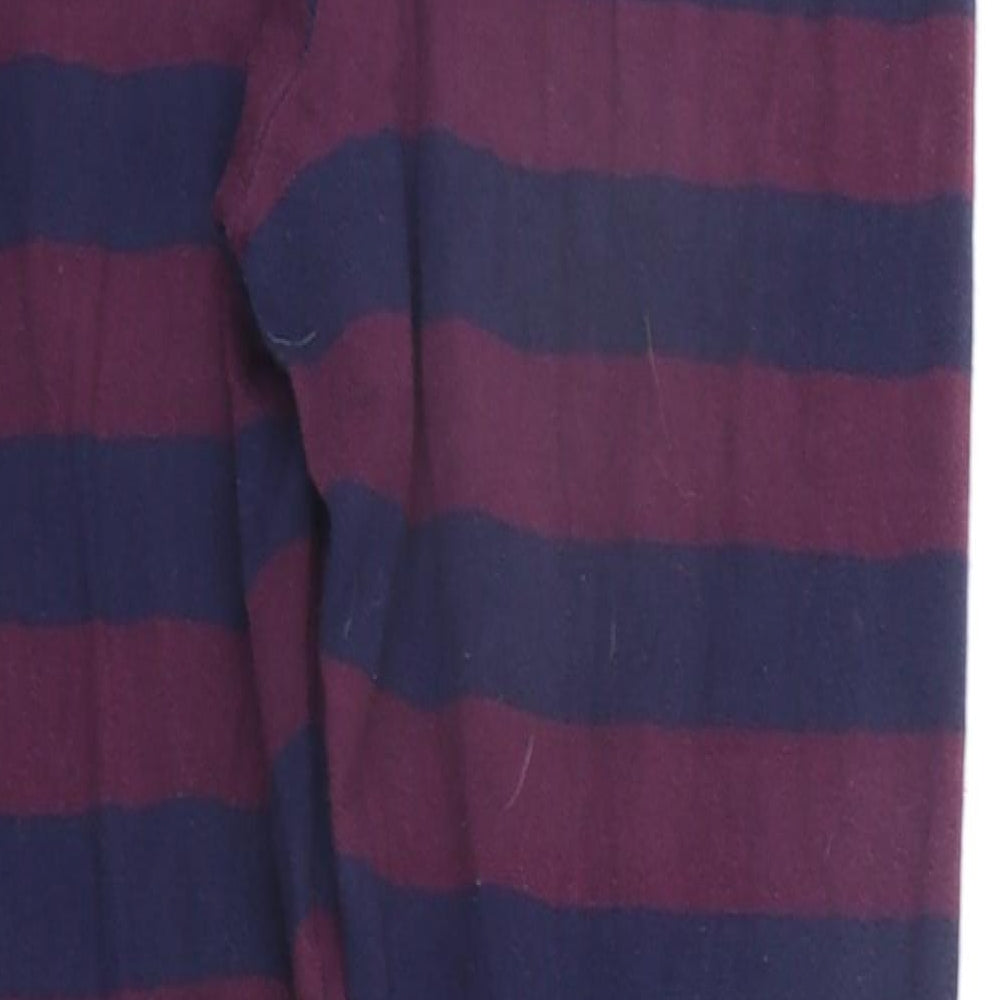 LOVE TO LOUNGE Girls Purple Striped  Top Pyjama Pants Size XS