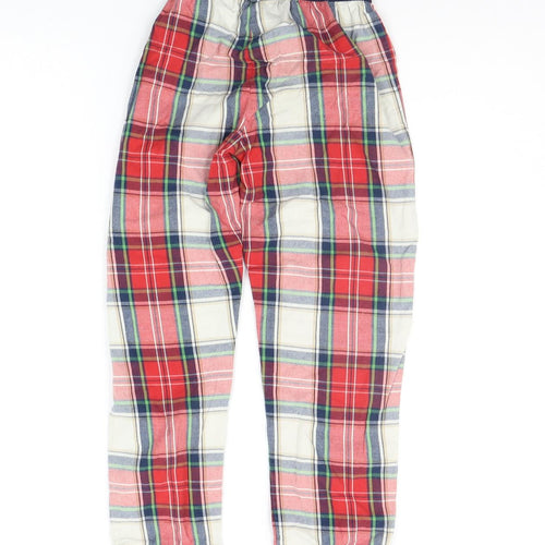 George Boys Beige Check   Pyjama Pants Size 6-7 Years
