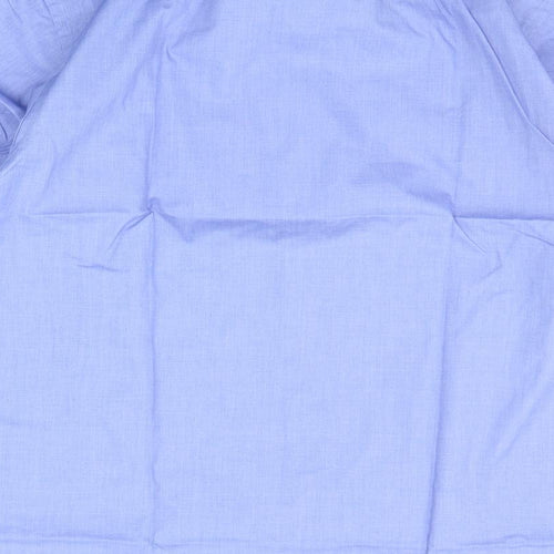 SAVATINI Mens Blue    Button-Up Size 15.5