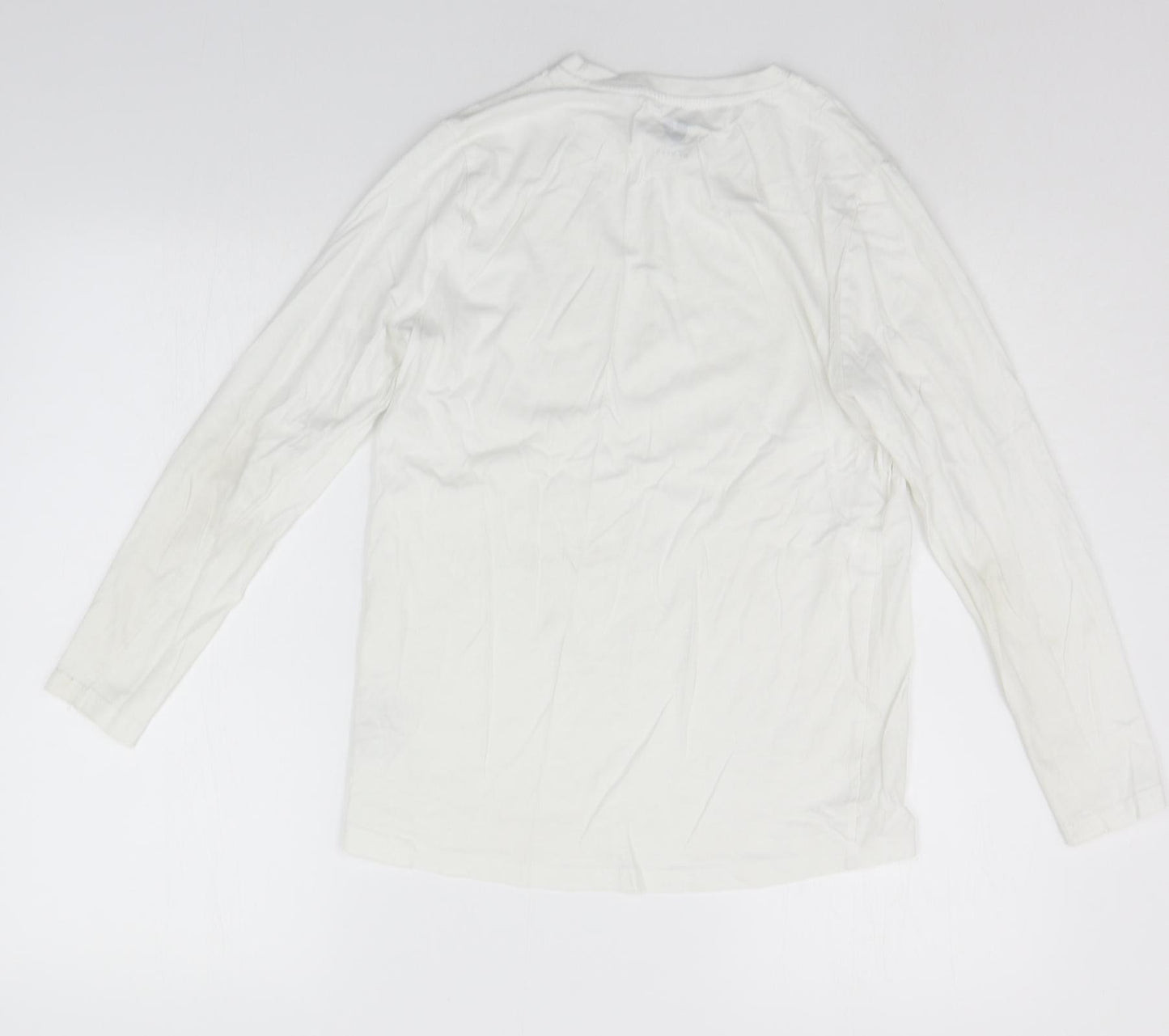 Very Girls White   Basic T-Shirt Size 13 Years