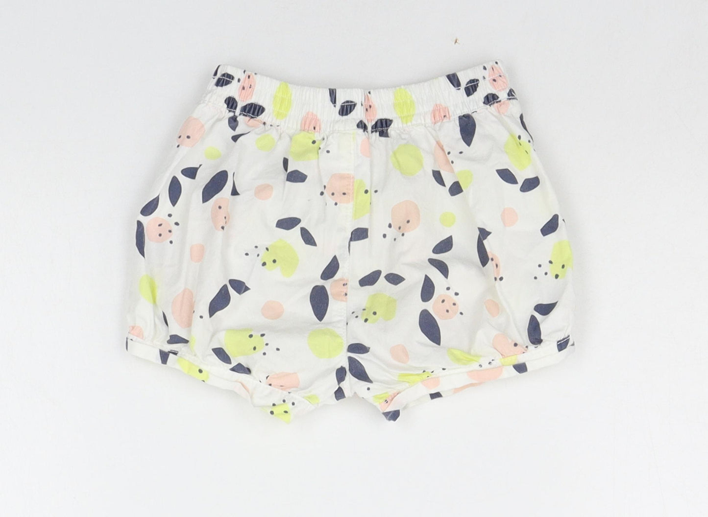 Tiny Little Wonders Baby White Geometric  Cropped Trousers Size 12-18 Months