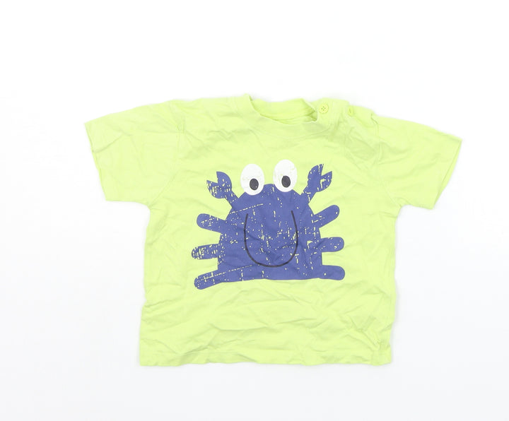 F&F Baby Yellow   Basic T-Shirt Size 12-18 Months