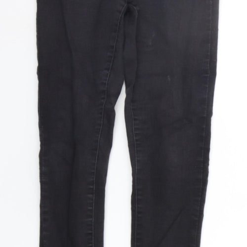 Denim & Co. Womens Black   Skinny Jeans Size 8 L26 in