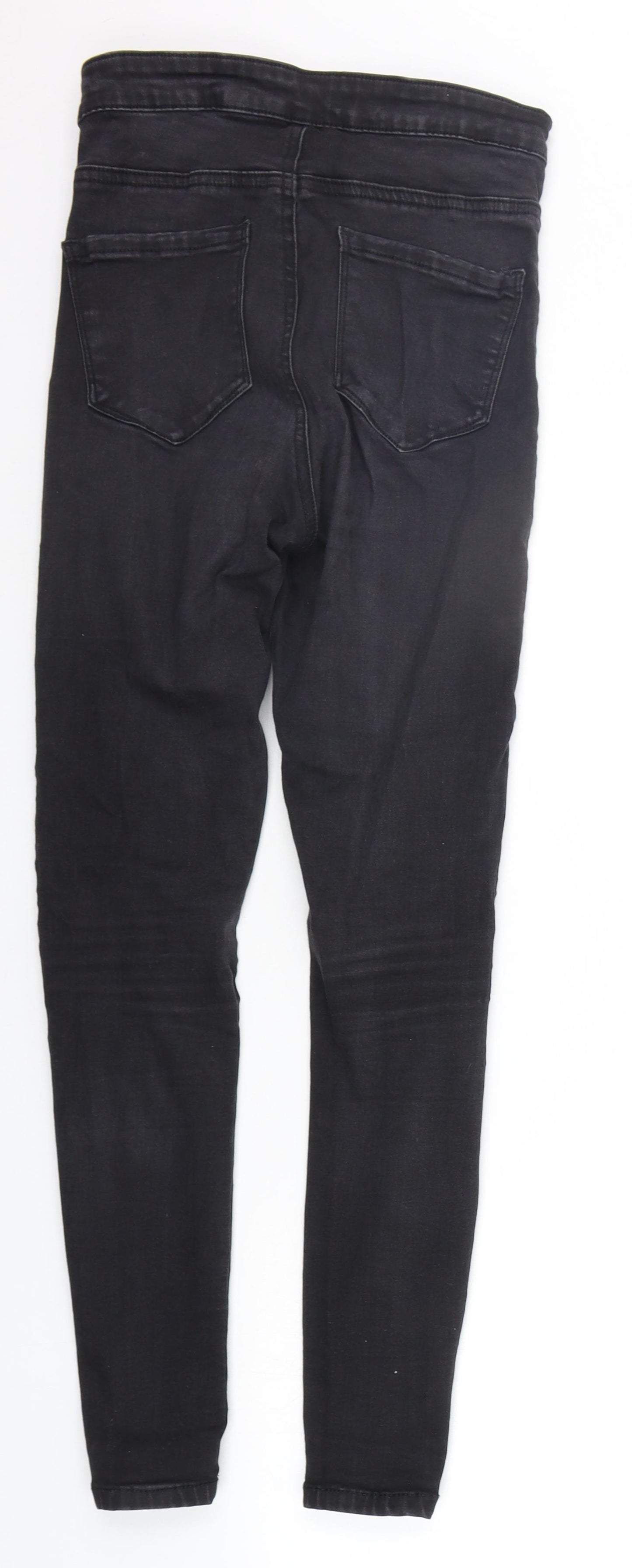 Denim & Co. Womens Black   Skinny Jeans Size 8 L26 in