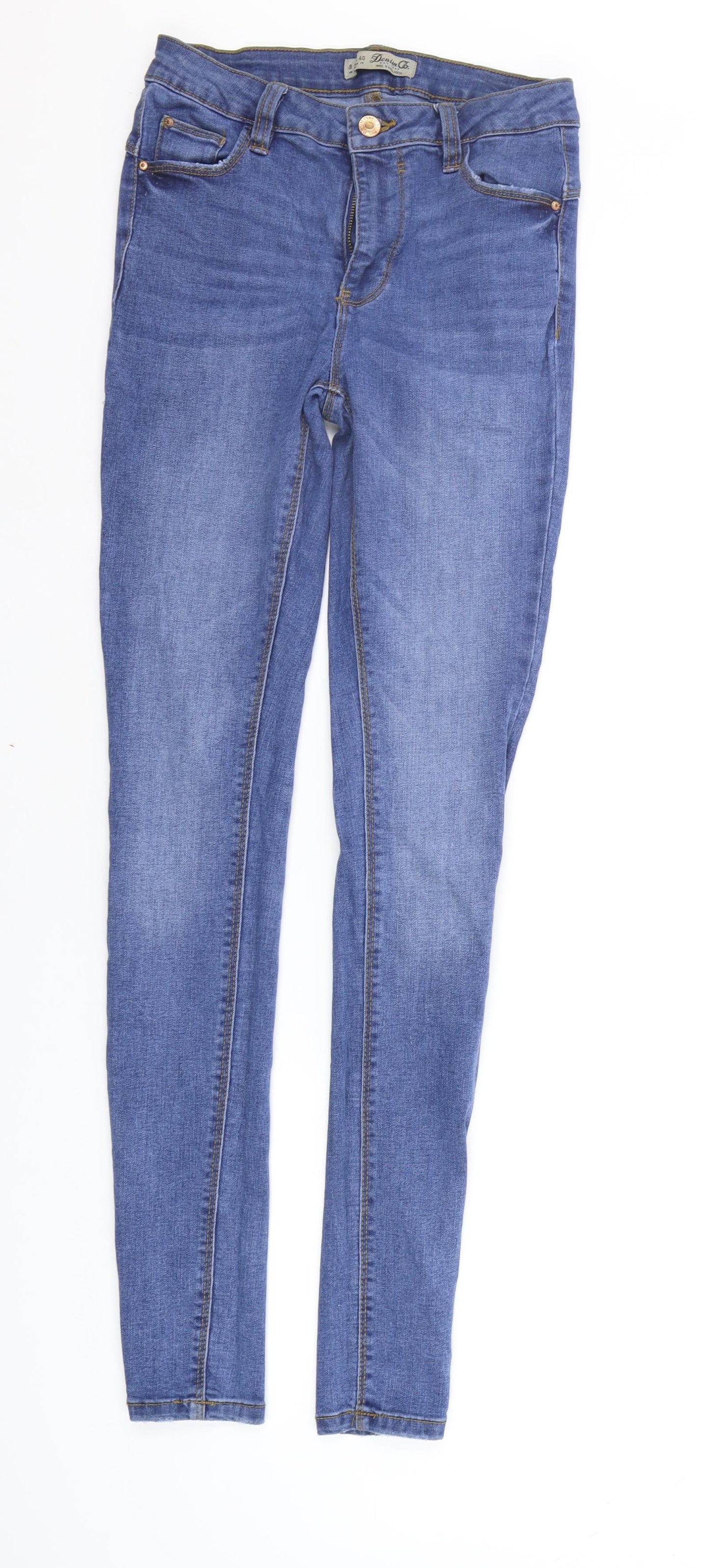 George Womens Blue   Skinny Jeans Size 8 L31 in