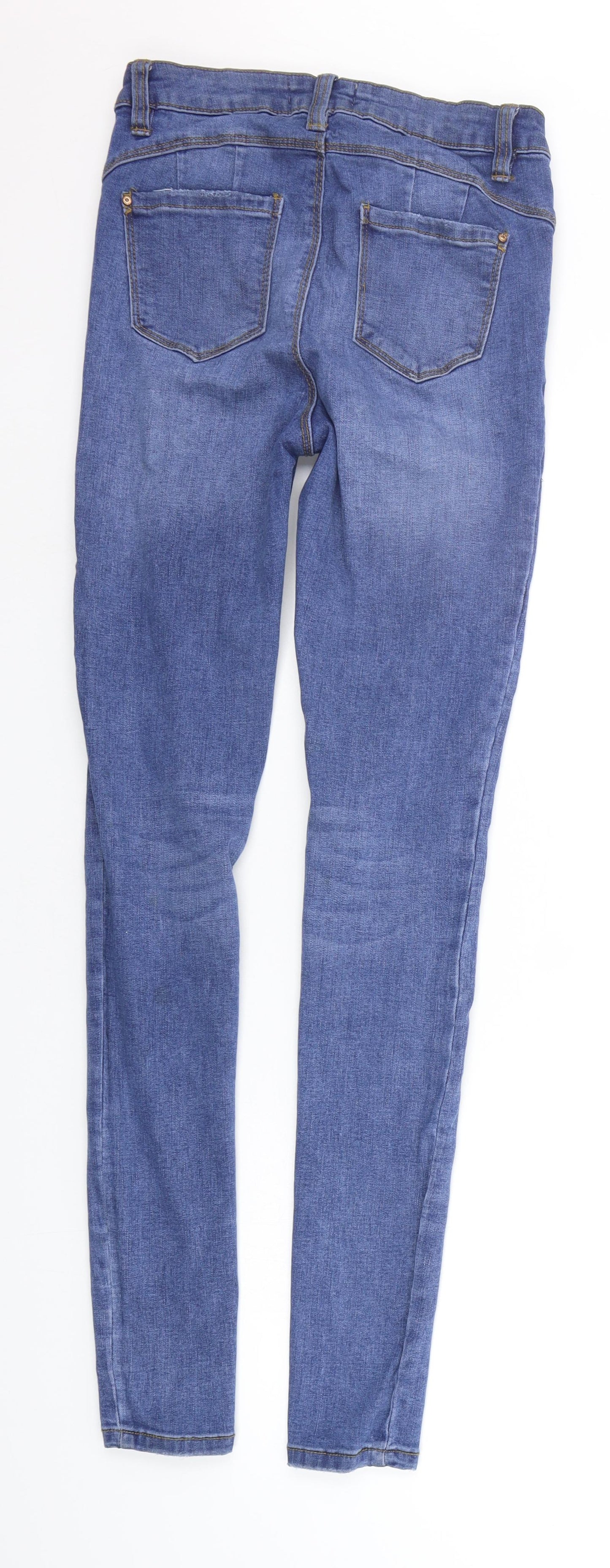 George Womens Blue   Skinny Jeans Size 8 L31 in