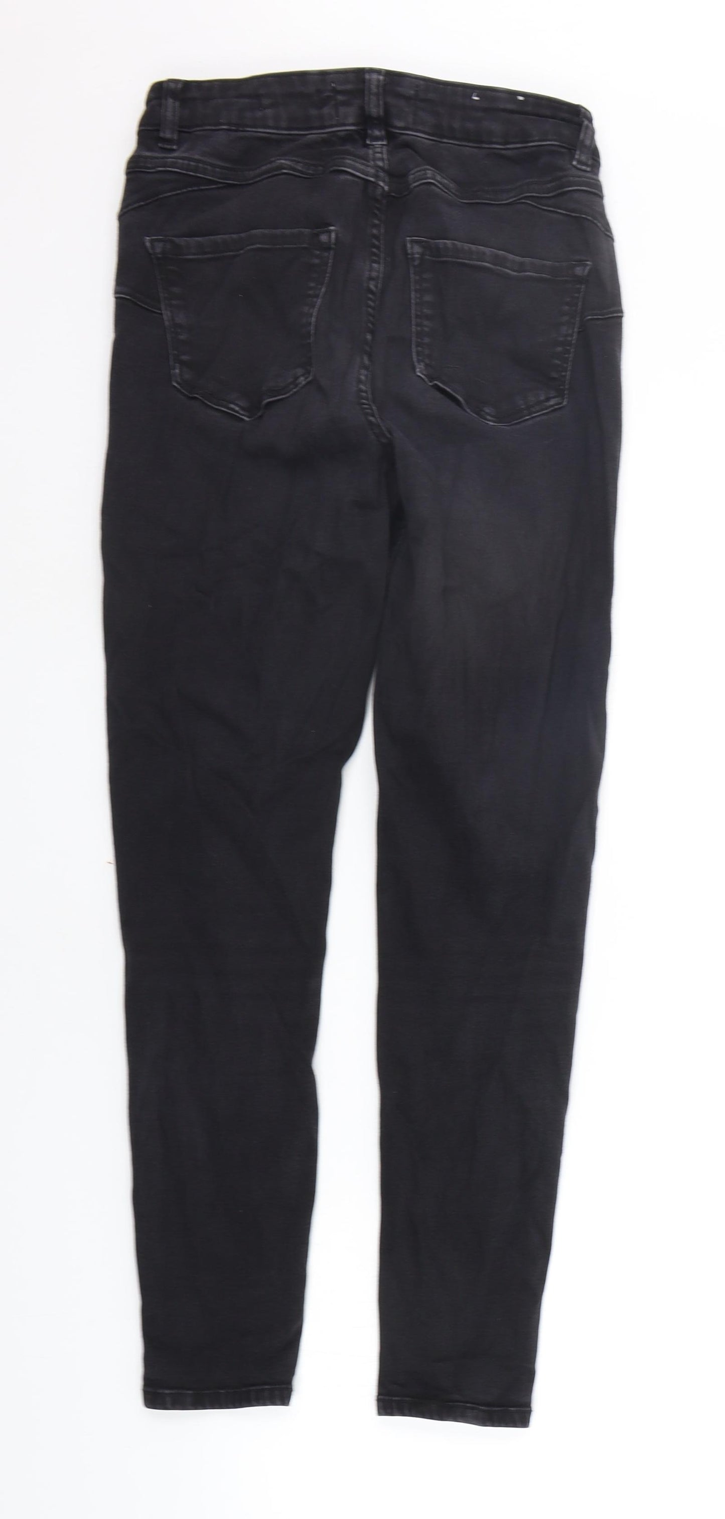 New Look Womens Black   Straight Jeans Size 8 L25 in