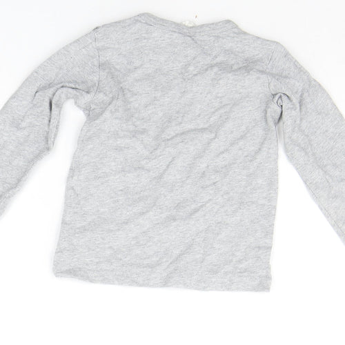 H&M Baby Grey   Basic T-Shirt Size 18-24 Months  - Tie