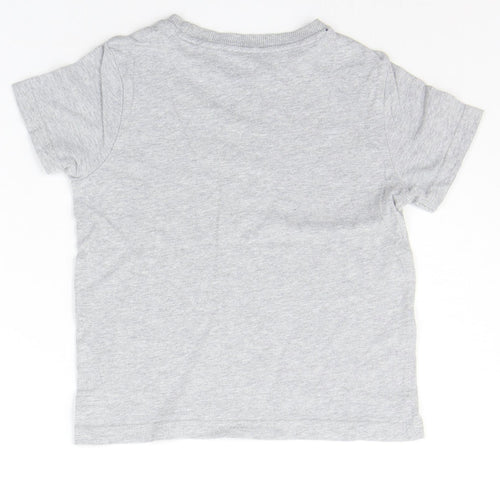 F&F Girls Grey   Basic T-Shirt Size 4-5 Years