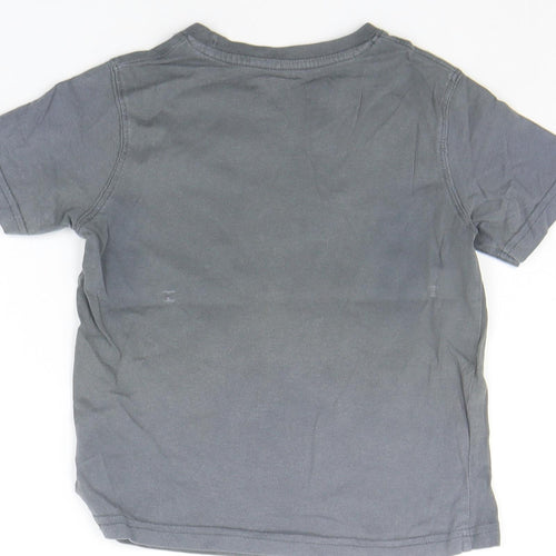 pEP&CO Boys Grey   Basic T-Shirt Size 5-6 Years