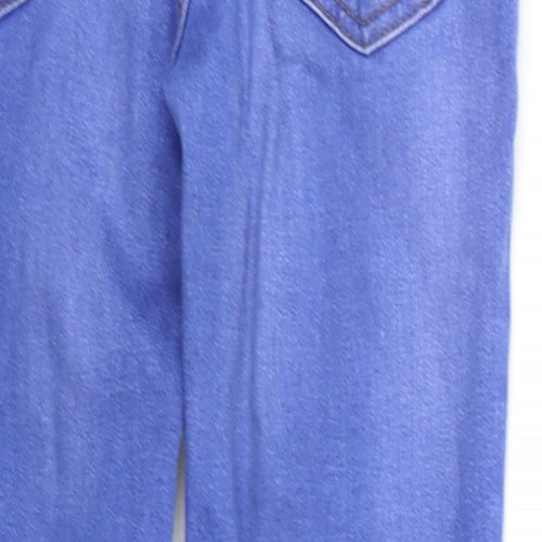 Denim & Co. Girls Blue   Straight Jeans Size 8-9 Years