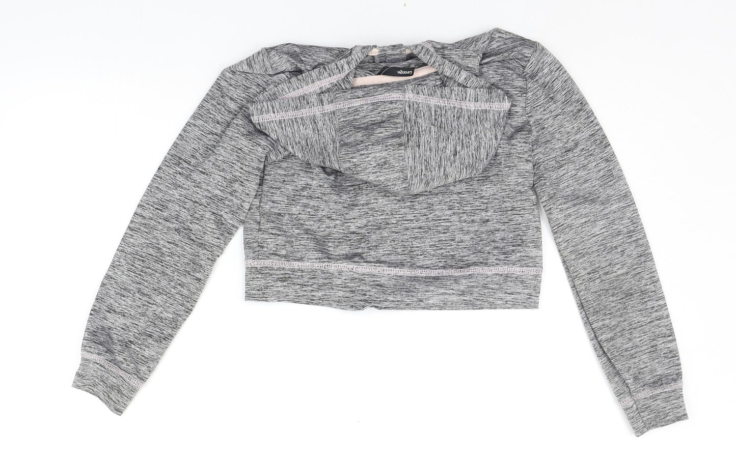 George Girls Grey   Jacket  Size 8-9 Years  - Heart print