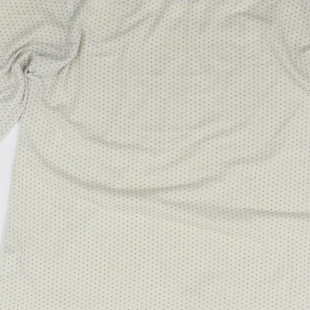 Atmosphere Womens Beige Polka Dot  Basic T-Shirt Size 10