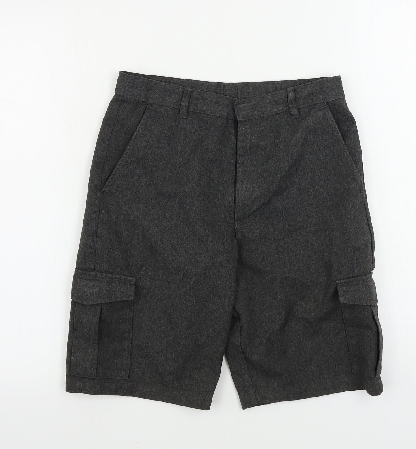 Marks and Spencer  Boys Grey   Chino Shorts Size 12-13 Years
