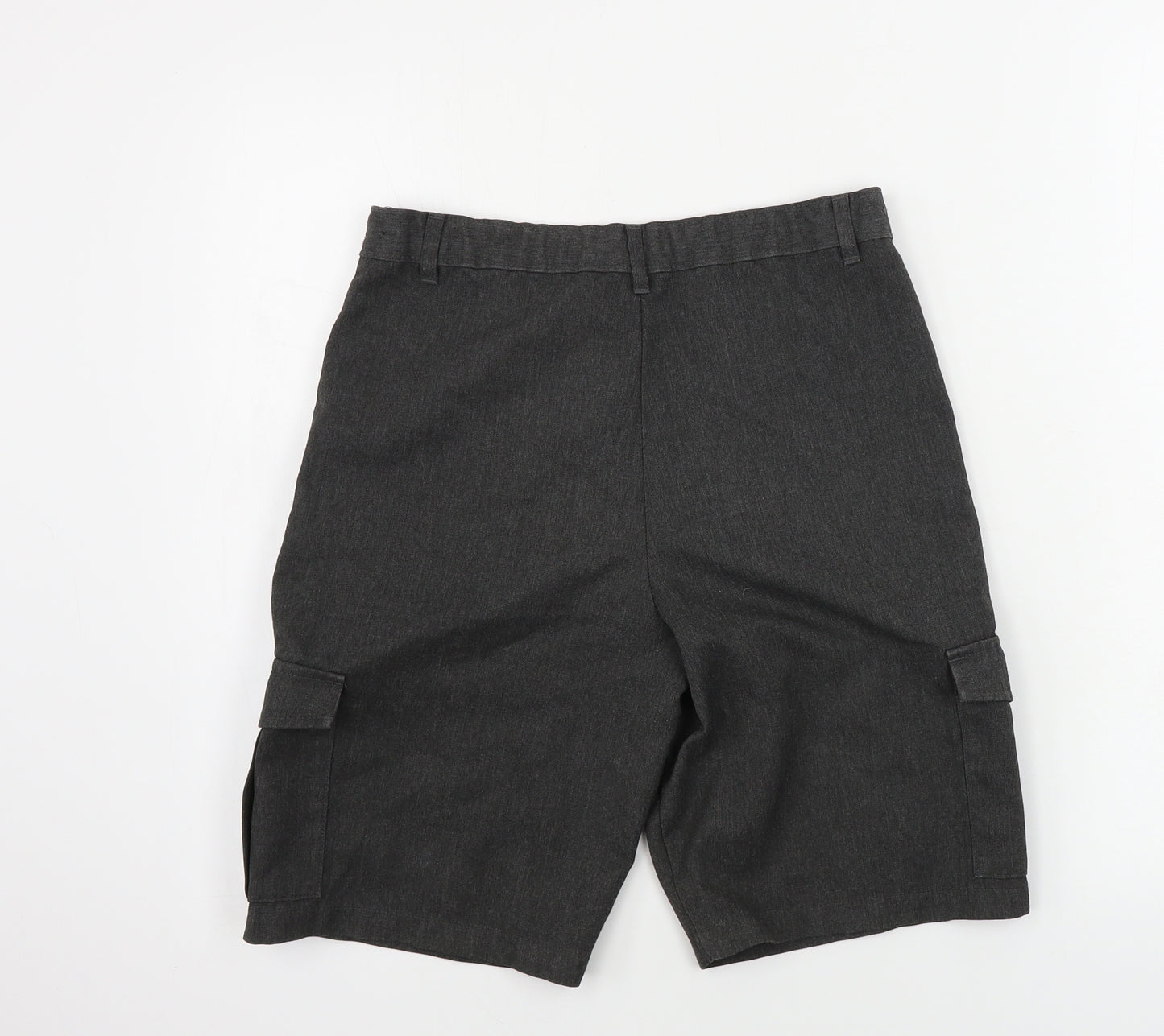 Marks and Spencer  Boys Grey   Chino Shorts Size 12-13 Years
