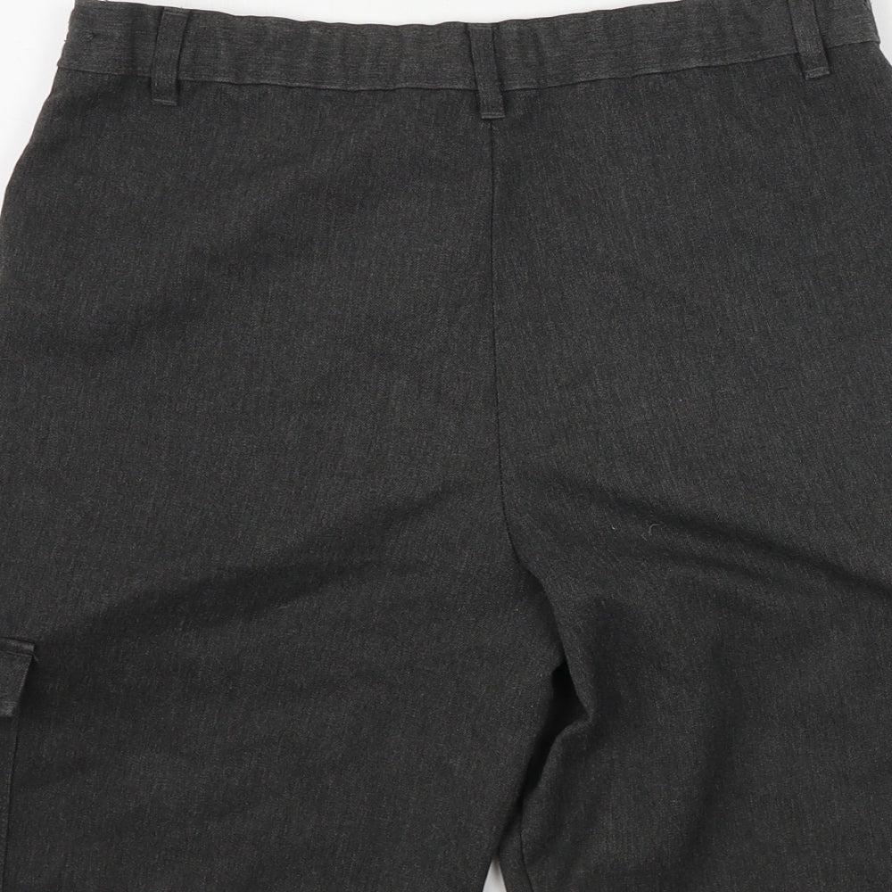 Marks and Spencer  Boys Grey   Chino Shorts Size 12-13 Years
