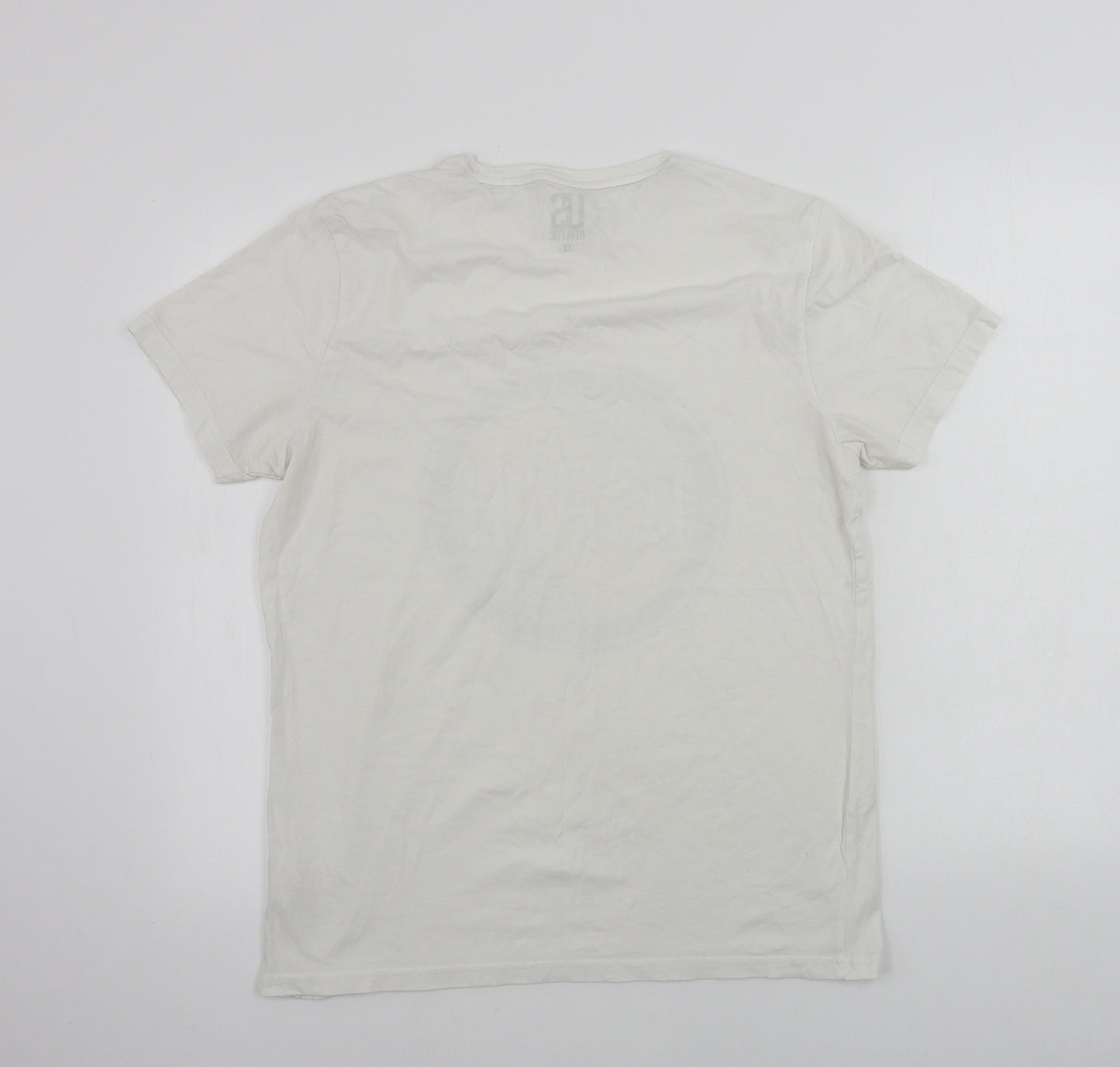 US athletic  Womens White   Basic T-Shirt Size M