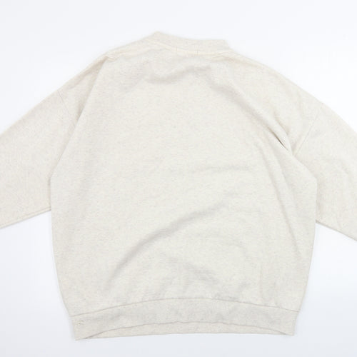 Primark  Womens Ivory   Henley Jumper Size M