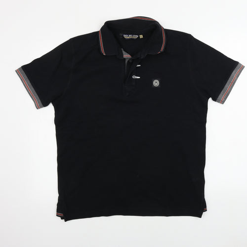 Duck and Cover  Mens Black    Polo Size XL