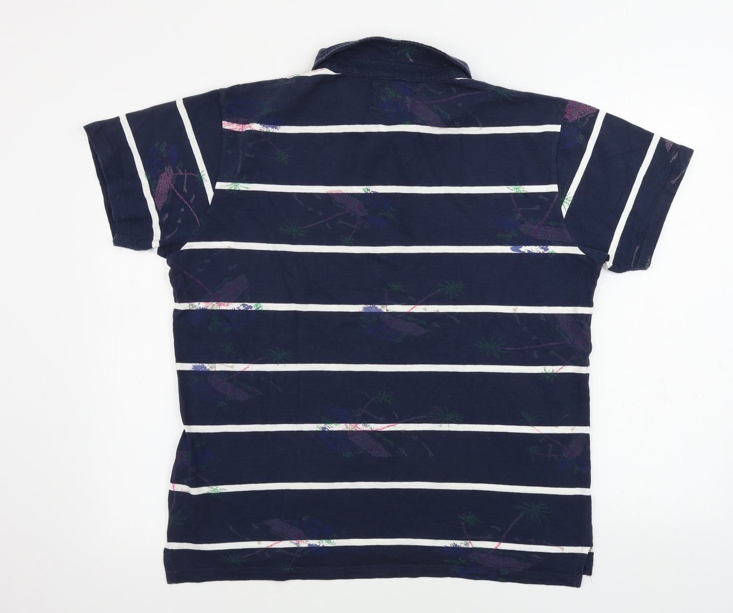 Human Mens Blue    Polo Size L