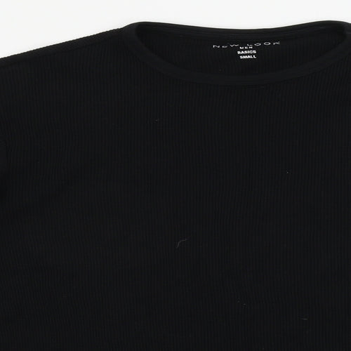 New Look  Mens Black    T-Shirt Size S