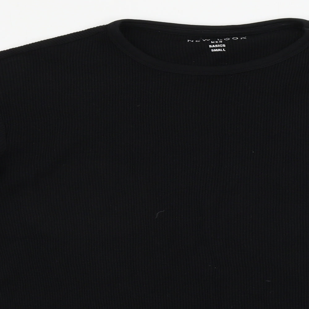 New Look  Mens Black    T-Shirt Size S