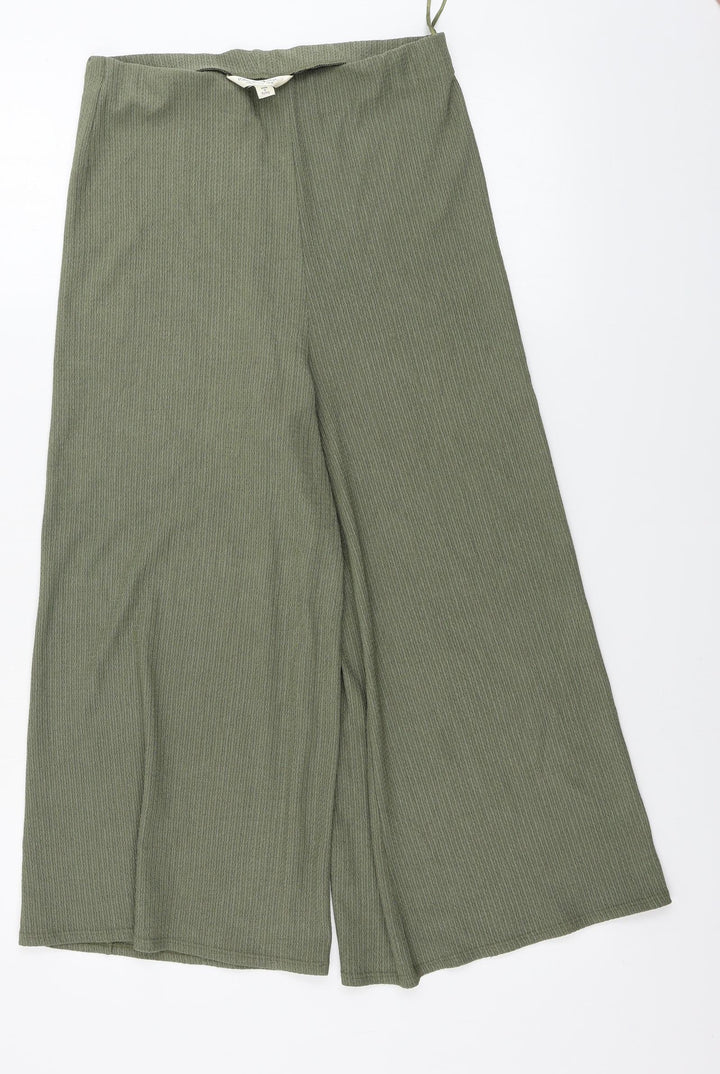 Miss Selfridge Womens Green Trousers Size 10 L23 in