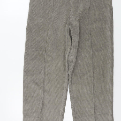 Preworn  Womens Beige  Corduroy Trousers  Size 32 in L28 in