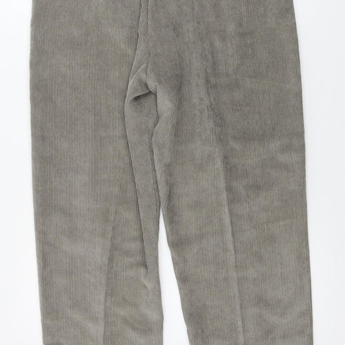 Preworn  Womens Beige  Corduroy Trousers  Size 32 in L28 in
