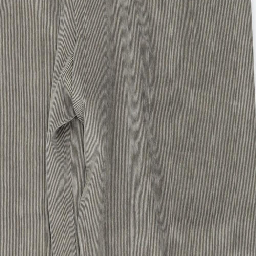 Preworn  Womens Beige  Corduroy Trousers  Size 32 in L28 in