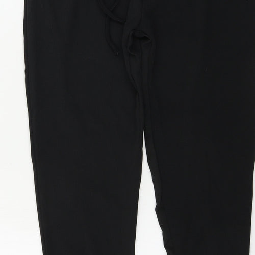 Preworn  Womens Black   Sweatpants Trousers Size XL L26 in