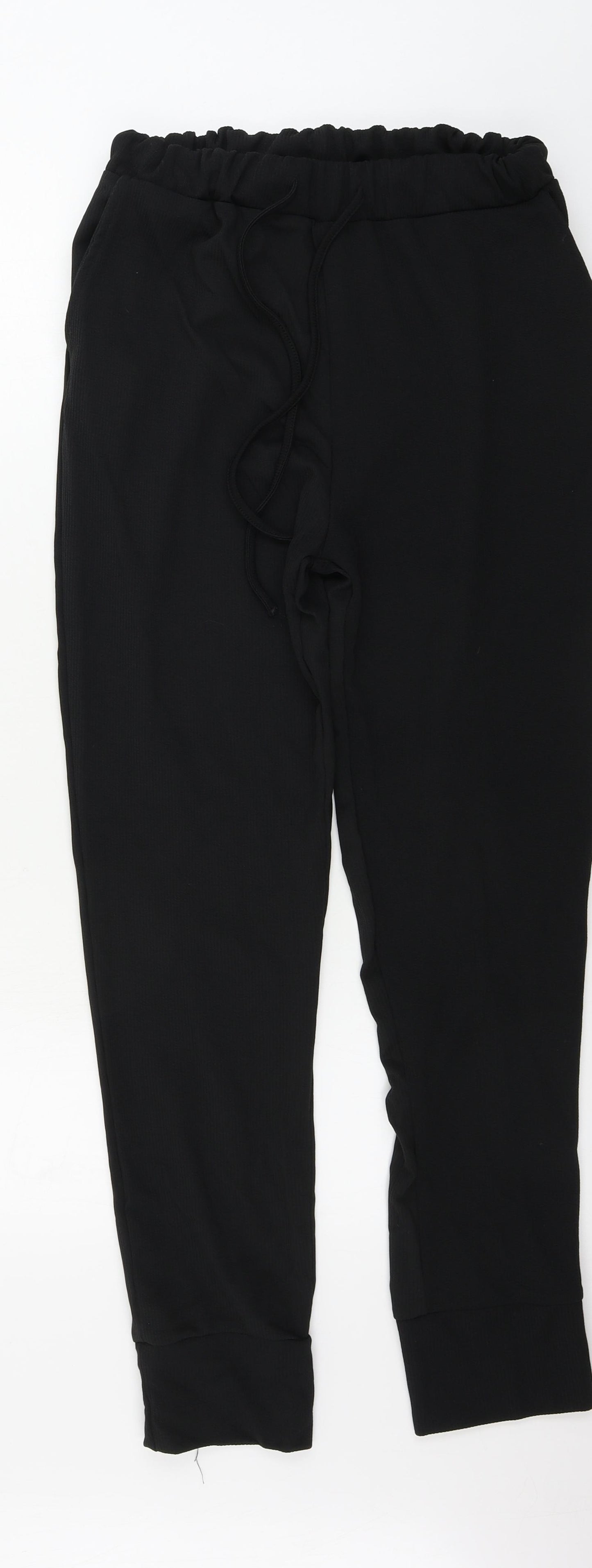 Preworn  Womens Black   Sweatpants Trousers Size XL L26 in