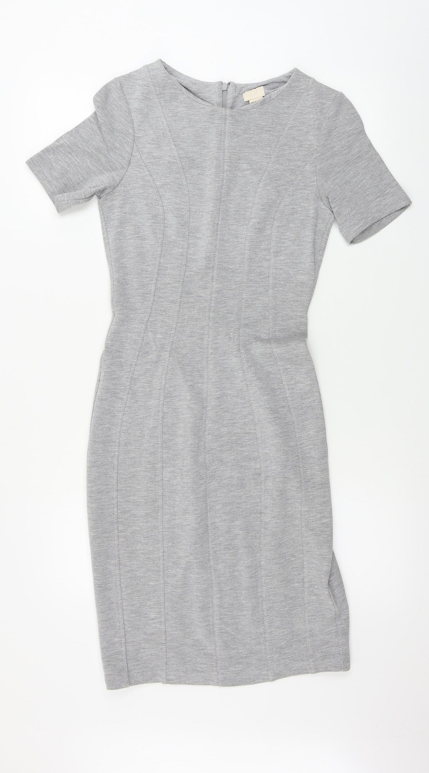 H&M  Womens Grey   Bodycon  Size 8