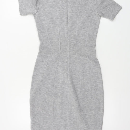 H&M  Womens Grey   Bodycon  Size 8