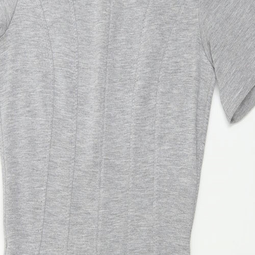 H&M  Womens Grey   Bodycon  Size 8