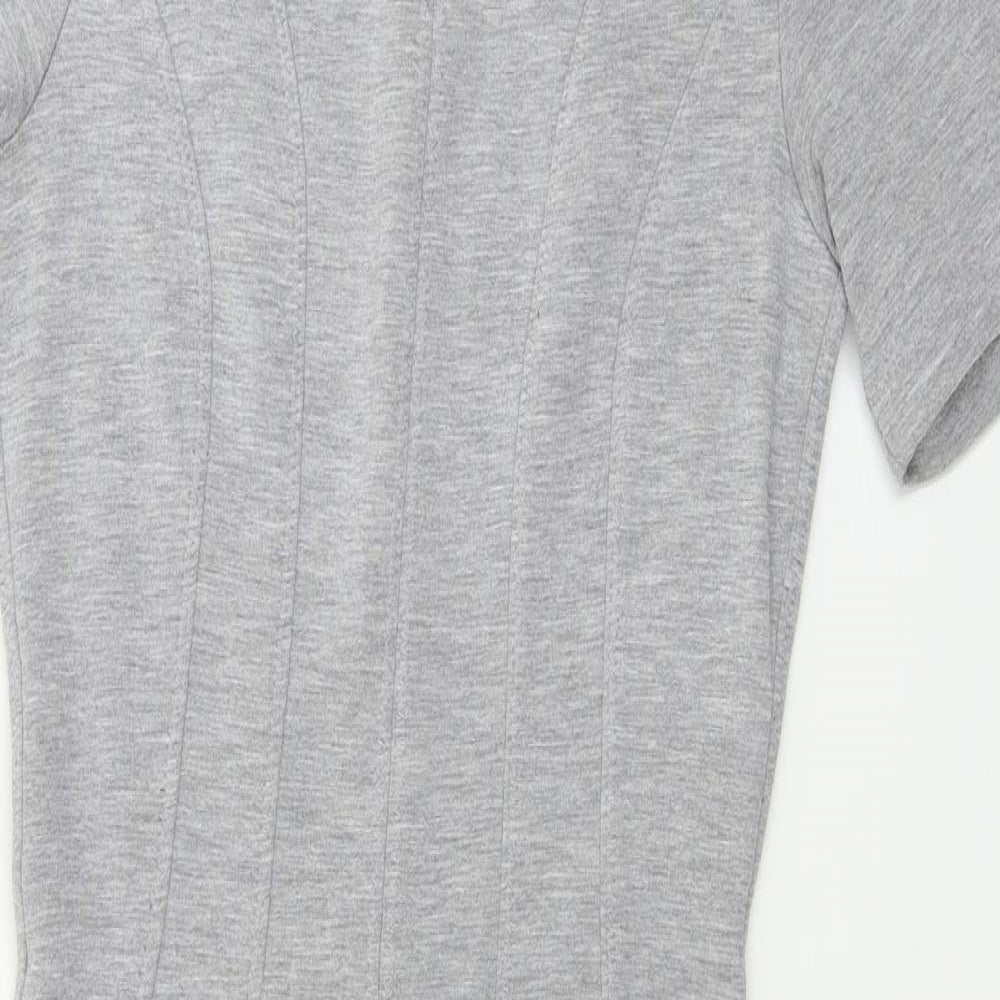 H&M  Womens Grey   Bodycon  Size 8