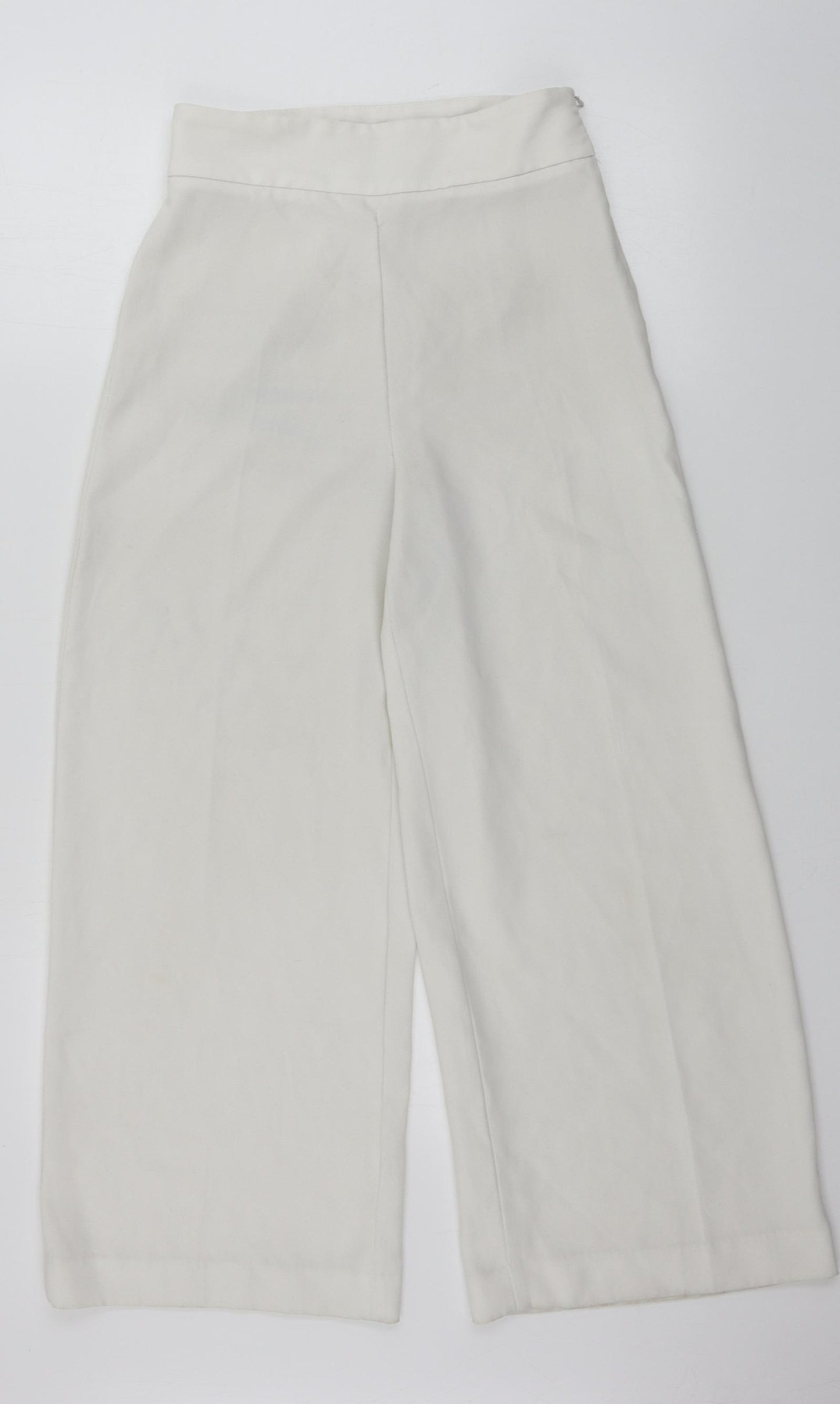 Zara  Womens White   Trousers  Size XS L26 in