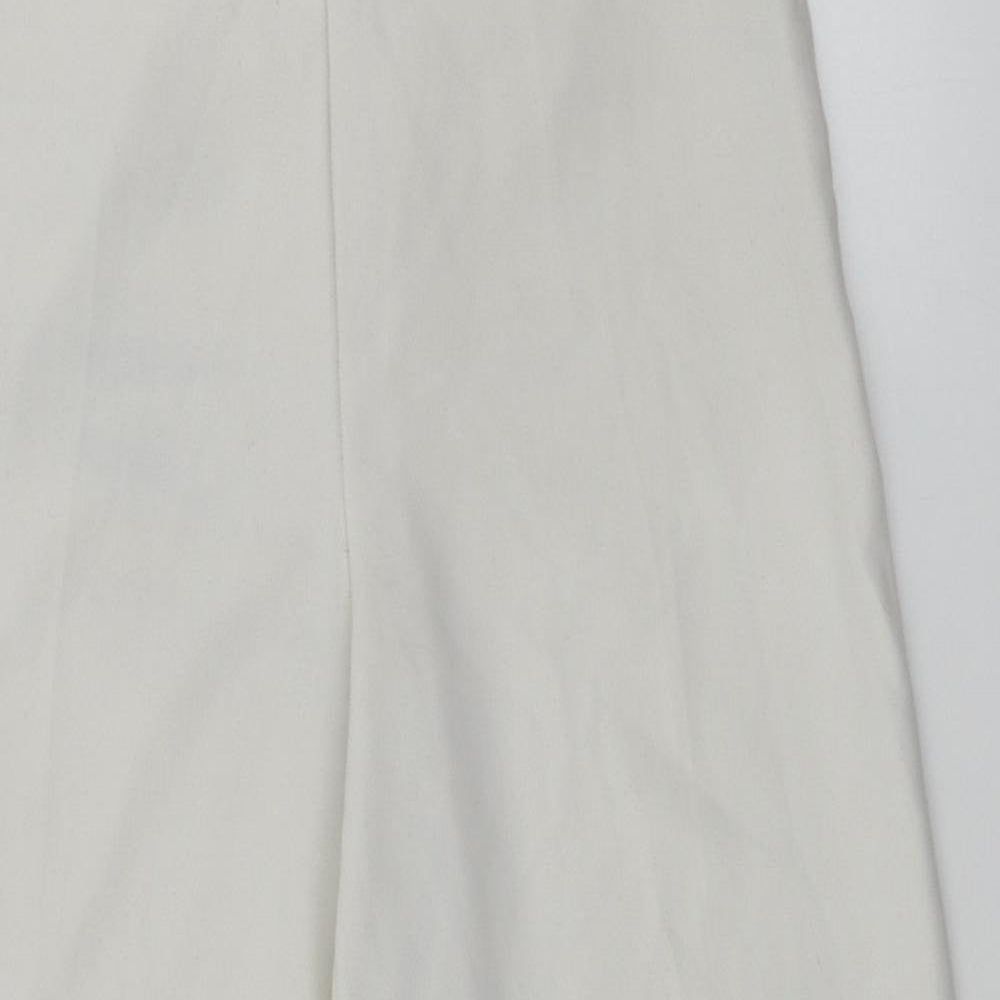 Zara  Womens White   Trousers  Size XS L26 in