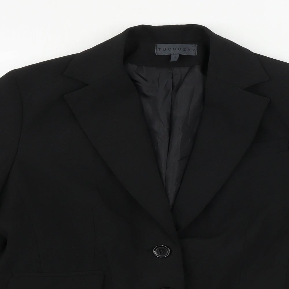 Tu chuzy Womens Black   Jacket Blazer Size 14