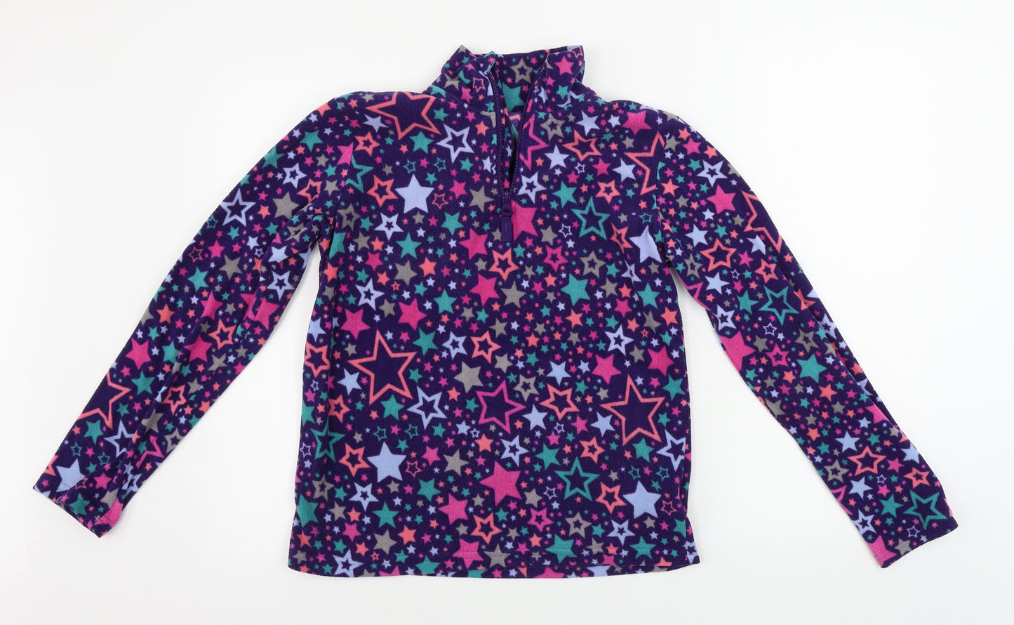 Mountain Warehouse  Girls Purple   Henley Jumper Size 13 Years
