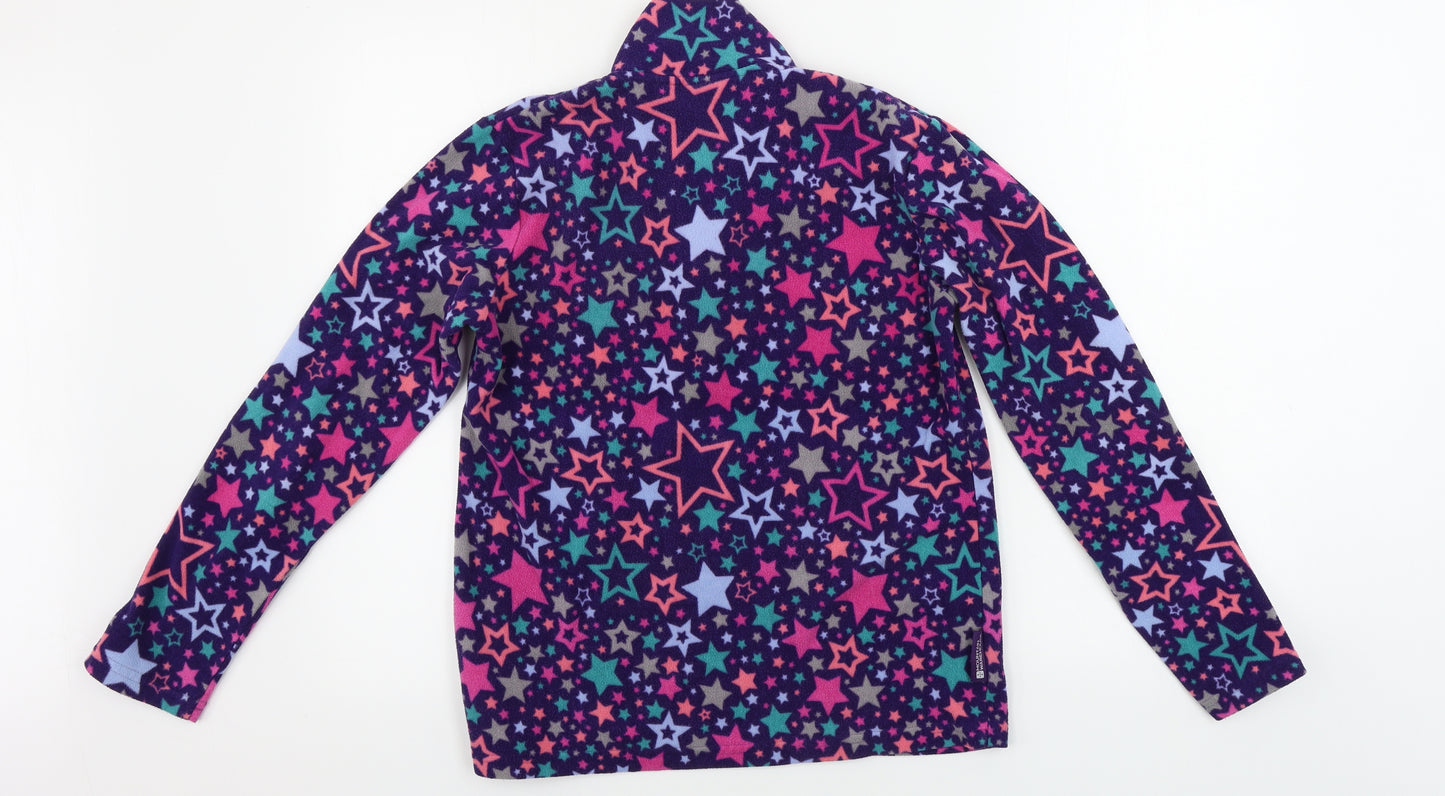 Mountain Warehouse  Girls Purple   Henley Jumper Size 13 Years