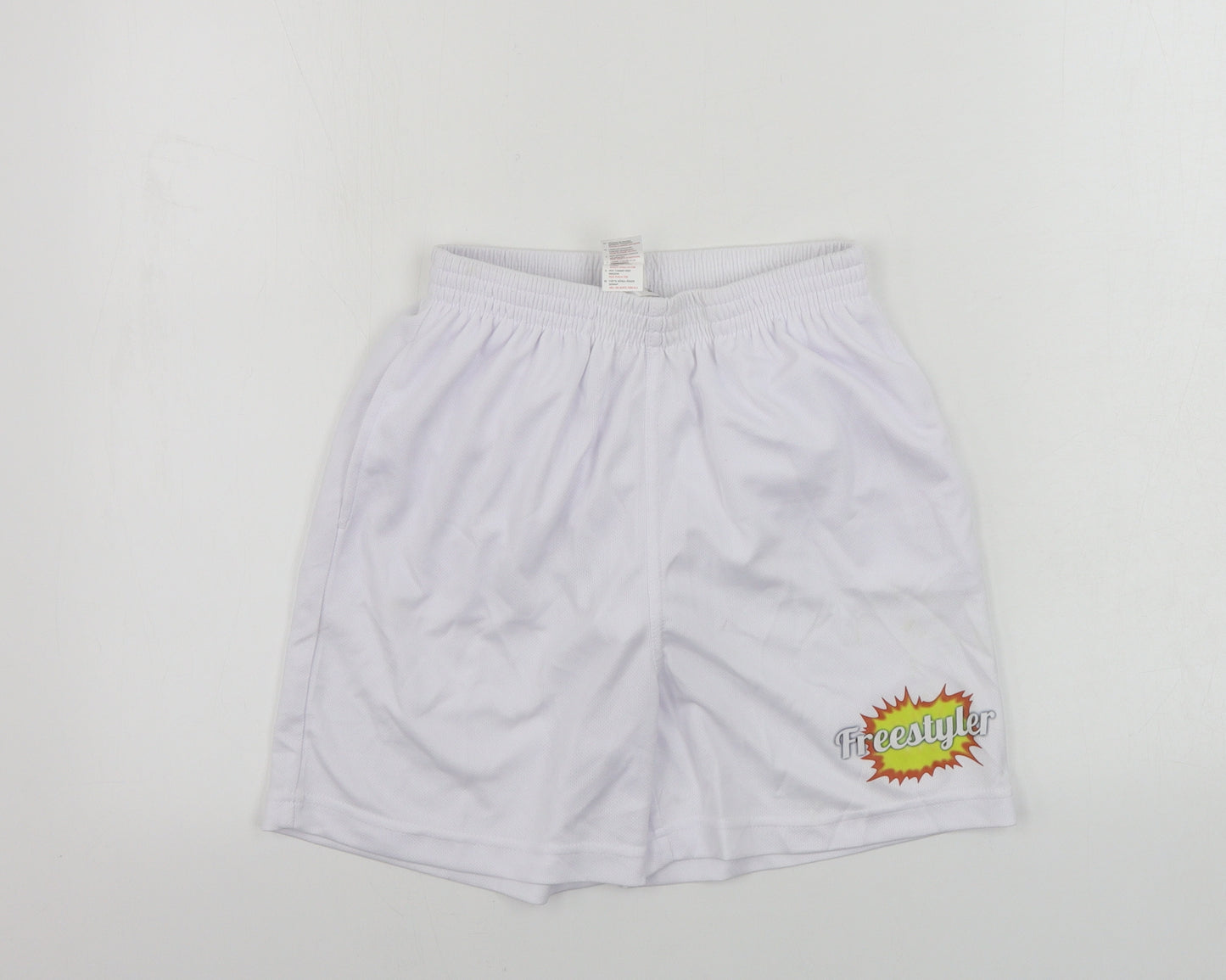 AWD  Boys White   Sweat Shorts Size 12-13 Years