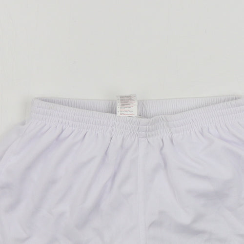 AWD  Boys White   Sweat Shorts Size 12-13 Years